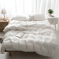 HKM-968339 Cotton Four-Piece Bedding Set with Duvet Cover and Pillowcases