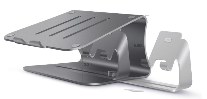 HKM-968403 Silver & Gray Lazy Bracket for Desktop Use - 26x24.3x19cm