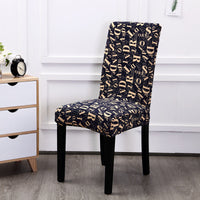 HKM-968403 Universal Polyester Stretch Chair Cover in European Classic Design – Rectangular Shape, Fits Most Chairs