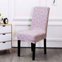 HKM-968403 Universal Polyester Stretch Chair Cover in European Classic Design – Rectangular Shape, Fits Most Chairs