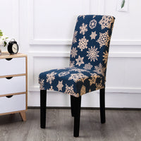 HKM-968403 Universal Polyester Stretch Chair Cover in European Classic Design – Rectangular Shape, Fits Most Chairs