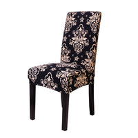HKM-968403 Universal Polyester Stretch Chair Cover in European Classic Design – Rectangular Shape, Fits Most Chairs