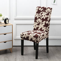 HKM-968403 Universal Polyester Stretch Chair Cover in European Classic Design – Rectangular Shape, Fits Most Chairs