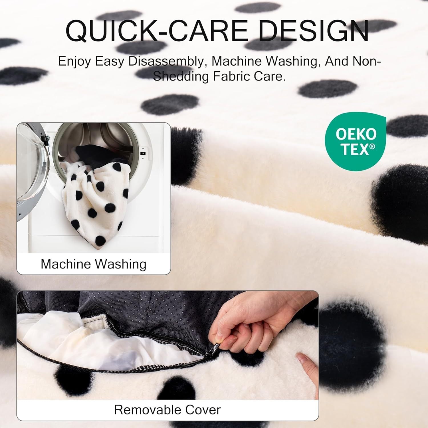HKM-968467 Cozy Round Cat and Small Dog Bed - 23-Inch Soft Washable Bed with Non-Slip Base