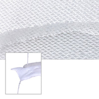HKM-968467 Ergonomic Bath Pillow with Strong Suction Cups and Quick-Drying Mesh Fabric