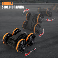 HKM-968595 Amphibious 2.4G 4x4 RC Stunt Car with Dual-Sided Driving and 360° Gesture Control for Kids