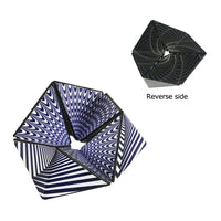 HKM-968915 3D Kaleidocycle Magic Cube Puzzle - Educational Stress Reliever Toy for Kids 3+