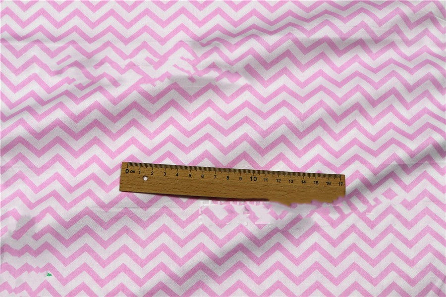 HKM-969171 Wavy Printed Cotton Fabric for Bedding and Curtains - 100% Cotton, Multiple Colors Available