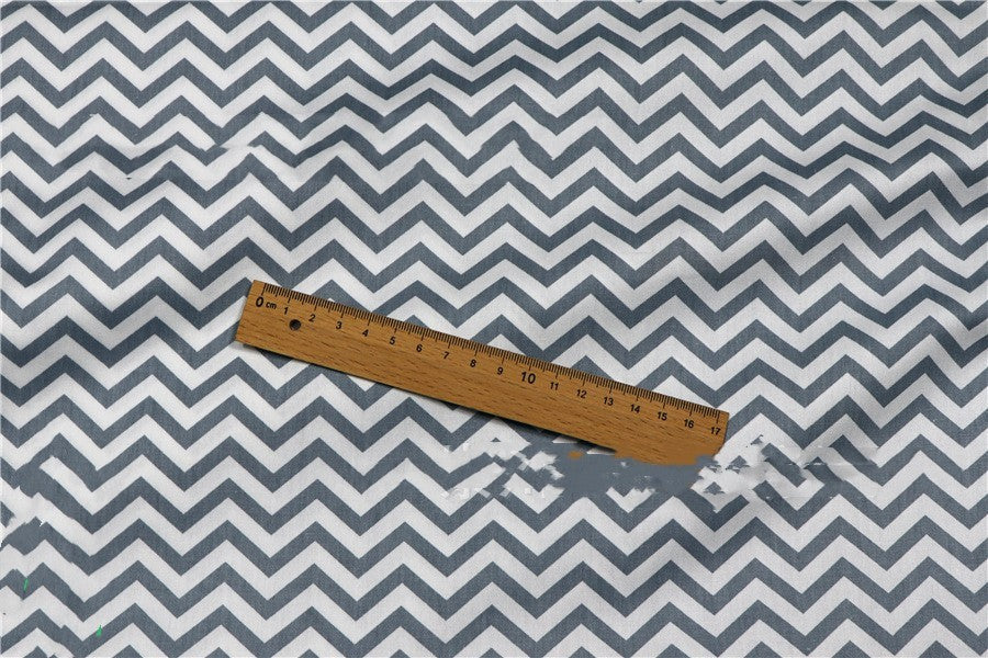 HKM-969171 Wavy Printed Cotton Fabric for Bedding and Curtains - 100% Cotton, Multiple Colors Available