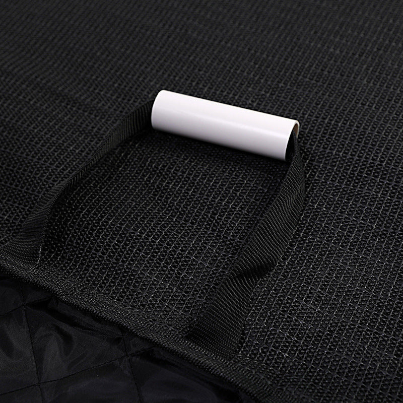 HKM-969363 Single Seat Black Oxford Cloth Car Pet Pad