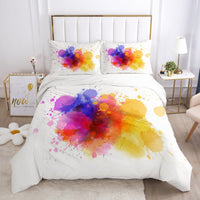 HKM-969491 Cartoon Geometric Pattern Digital Print Bedding Set in Various Sizes