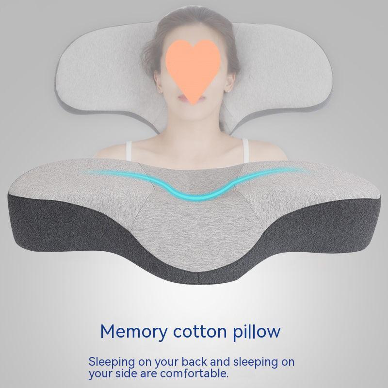 HKM-969619 Low Thin Memory Cotton Pillow for Neck and Spine Support