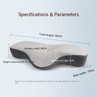 HKM-969619 Low Thin Memory Cotton Pillow for Neck and Spine Support