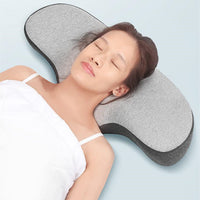 HKM-969619 Low Thin Memory Cotton Pillow for Neck and Spine Support