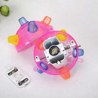 HKM-969683 Dancing Glow Ball for Dogs - Interactive Jumping Toy with Lights and Sounds
