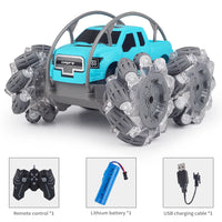 HKM-969747 4WD Remote Control Stunt Car - 360° Rotation, Indoor/Outdoor Use, Ages 6+