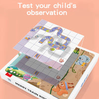 HKM-970067 Magnetic Jigsaw Puzzle Board Game for Children - Educational Labyrinth Toy for Developing Logical Thinking Skills