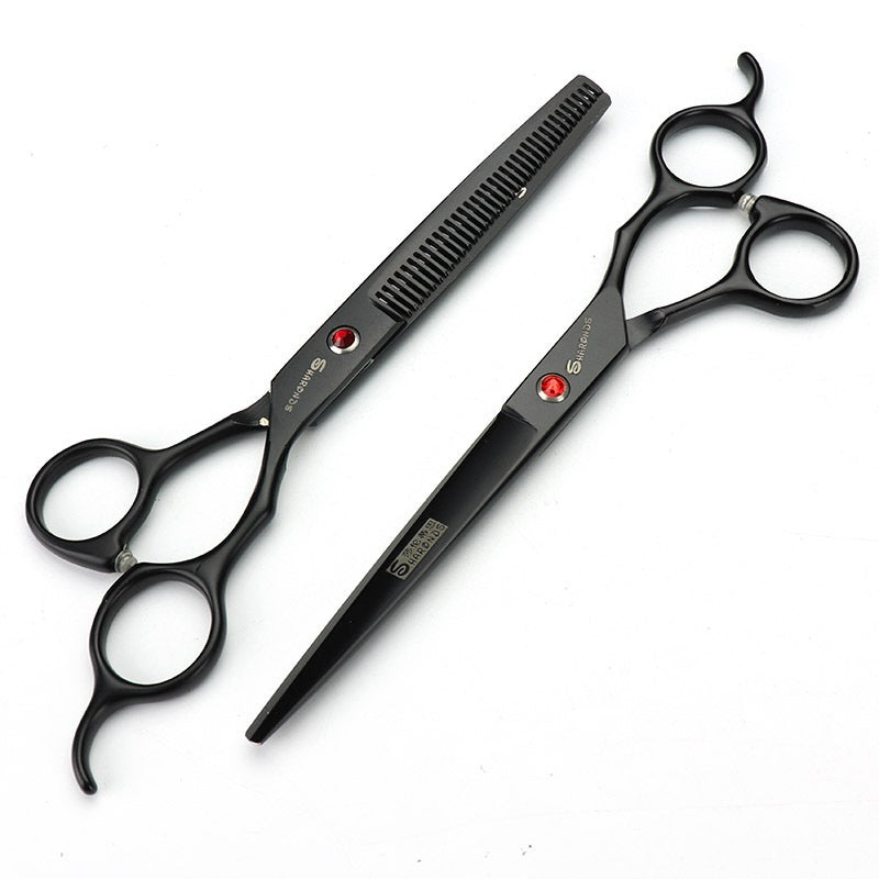 HKM-970259 Professional Pet Grooming Shears - 19cm 440C Quality Dog Grooming Tool