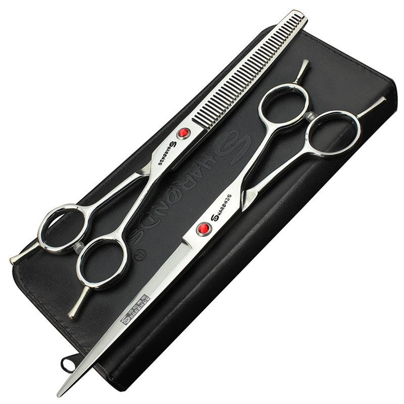 HKM-970259 Professional Pet Grooming Shears - 19cm 440C Quality Dog Grooming Tool