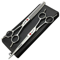 HKM-970259 Professional Pet Grooming Shears - 19cm 440C Quality Dog Grooming Tool