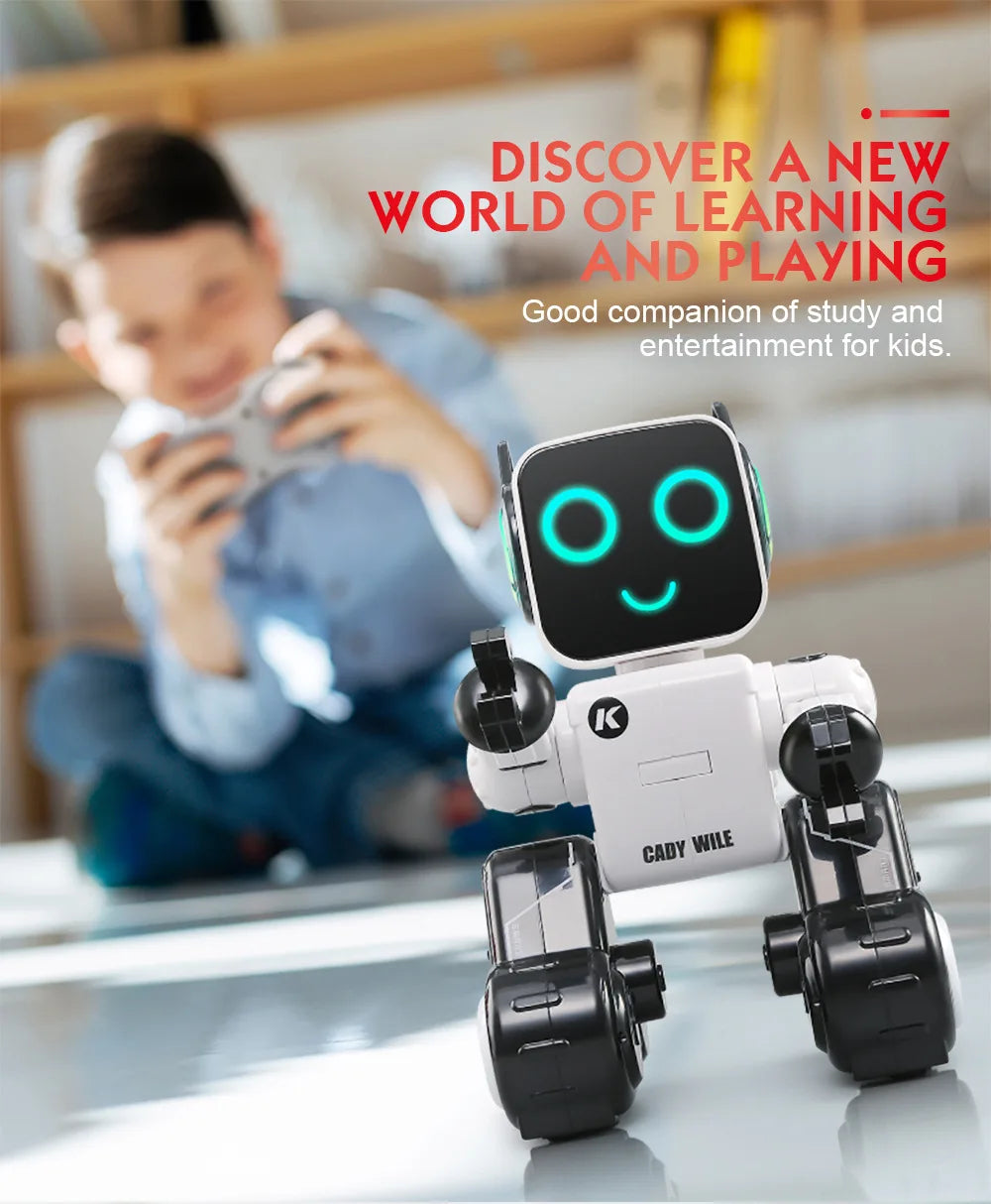 HKM-970323 Interactive Smart Programmable Robot Toy for Kids - Educational Singing and Talking Experience