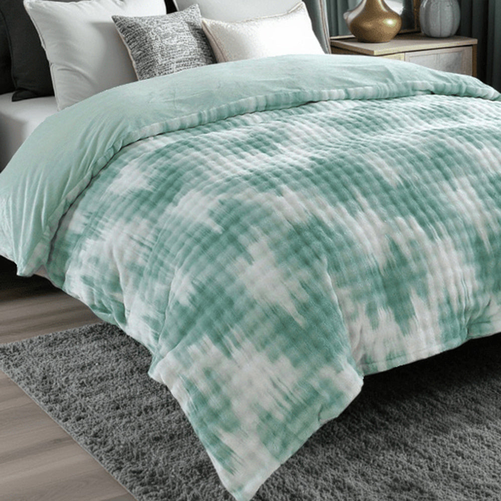 HKM-970323 Reversible Camo Print Comforter Set in Ultra Soft Faux Rabbit Hair for Cozy Winter Bedding