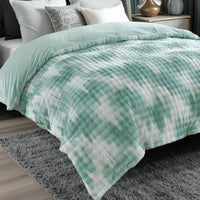 HKM-970323 Reversible Camo Print Comforter Set in Ultra Soft Faux Rabbit Hair for Cozy Winter Bedding