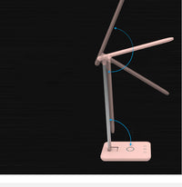 HKM-970387 4-in-1 Wireless Charging Desk Lamp for Apple Devices - Compatible with iPhone, Watch, and Headset
