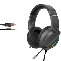 HKM-970387 Wired Gaming Headset with Heavy Bass and Full-Cover Design for PC and Voice Applications