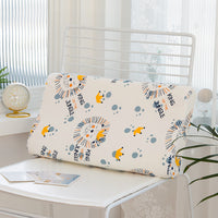 HKM-970451 Children's Natural Latex Rebound Pillow with Fun Prints - Available in Various Sizes and Designs
