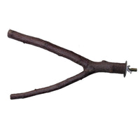 HKM-970579 Rattan Ring Bird Chewing Toy with Wooden Branches for Small and Medium Birds