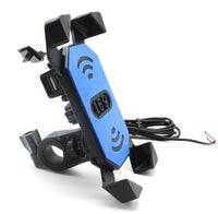 HKM-970707 Universal Motorcycle Phone Holder with Shockproof Design and Electric Charger