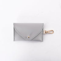 HKM-970835 Leather and Metal Dog Chest Strap with Traction Rope and Toilet Bag - Multiple Color Options Available