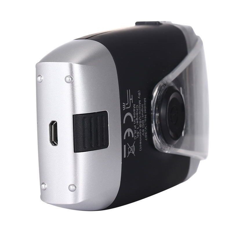 HKM-970835 USB Rechargeable Electric Shaver - Black and Silver, 2-Hour Use, 5W Power, Waterproof Cleaning