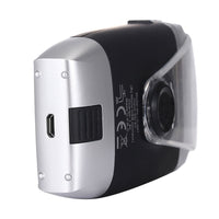 HKM-970835 USB Rechargeable Electric Shaver - Black and Silver, 2-Hour Use, 5W Power, Waterproof Cleaning