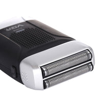HKM-970835 USB Rechargeable Electric Shaver - Black and Silver, 2-Hour Use, 5W Power, Waterproof Cleaning