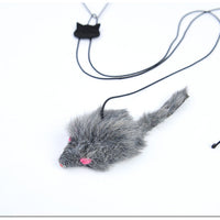 HKM-971091 Elastic Cord Adjustable Buckle Funny Cat Triangle Hook Hanging Door Toy