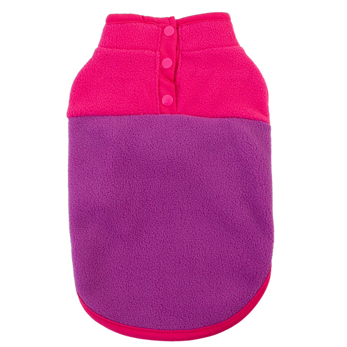 HKM-971091 Fluffy Contrast Color Stand Collar Jacket for All Sizes