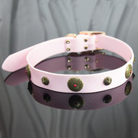 HKM-971347 Washable Encapsulization Webbing Dog Collar in Various Colors and Sizes