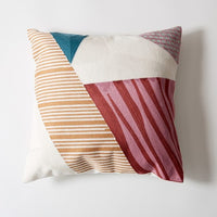 HKM-971603 Embroidered Cotton Cushion with Polyester Fiber Core for Home and Decor