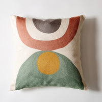 HKM-971603 Embroidered Cotton Cushion with Polyester Fiber Core for Home and Decor