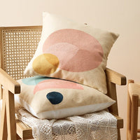 HKM-971603 Embroidered Cotton Cushion with Polyester Fiber Core for Home and Decor