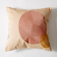HKM-971603 Embroidered Cotton Cushion with Polyester Fiber Core for Home and Decor