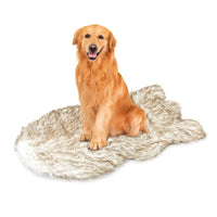 HKM-971667 Super Soft 5-Inch Thick Memory Foam Dog Bed with Removable Luxury Faux Fur Cover