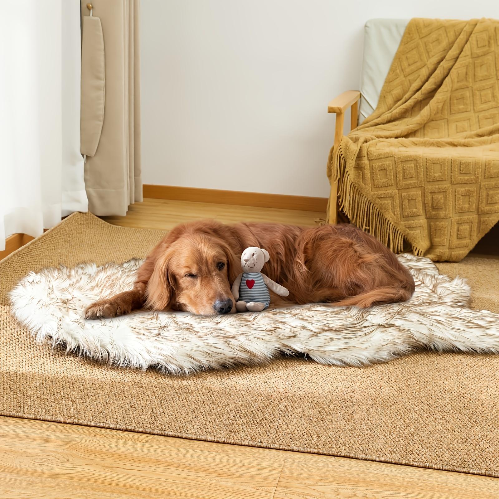 HKM-971667 Super Soft 5-Inch Thick Memory Foam Dog Bed with Removable Luxury Faux Fur Cover