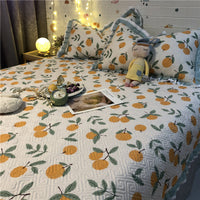 HKM-971795 Vintage Cartoon Animation Cotton Bed Cover Set with Pillow Cases, 200x230CM
