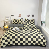 HKM-971795 Washed Cotton Double Stitch Duvet Cover Set - Multiple Sizes Available
