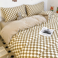 HKM-971795 Washed Cotton Double Stitch Duvet Cover Set - Multiple Sizes Available