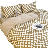 HKM-971795 Washed Cotton Double Stitch Duvet Cover Set - Multiple Sizes Available