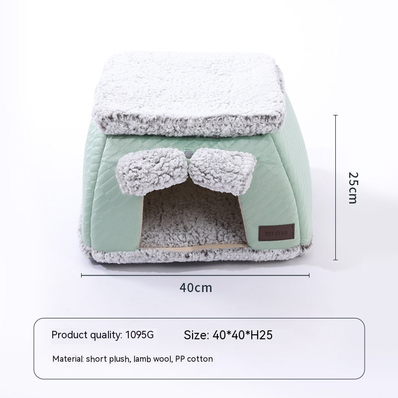 HKM-972179 Self-heating Thermal Pet Bed Closed